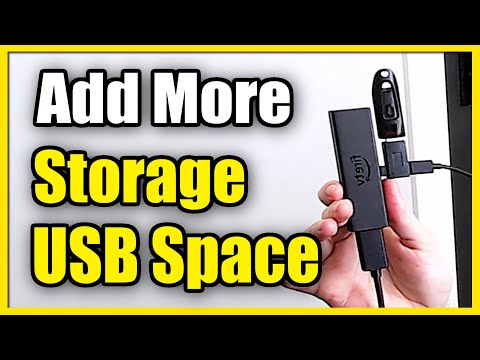 How to Add External USB Storage to Fire TV Stick for more SPACE (Easy Method)