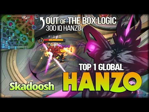 Waiting from out of Arena! Hanzo 300 IQ by Skadoosh Top 1 Global Hanzo - Mobile Legends