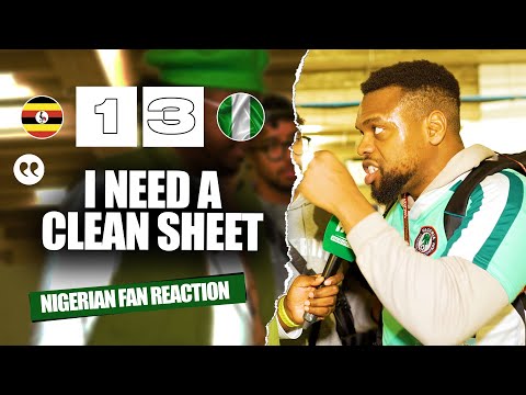 UGANDA 1-3 NIGERIA ( Miracle - NIGERIAN FAN REACTION) AFCON 2025