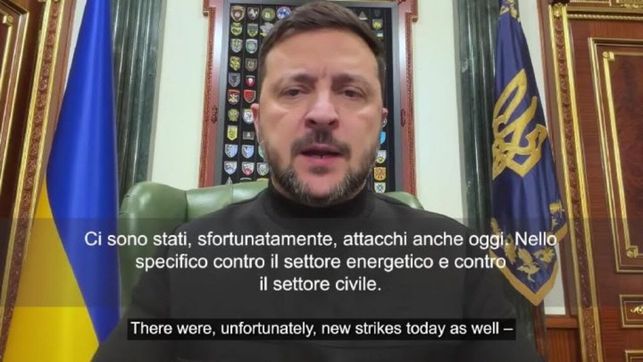 Guerra Ucraina, Zelensky: Potrebbe esserci nuovo attacco russo, attenti ad allarmi aerei
