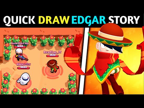 STORY OF QUICKDRAW EDGAR, MISFORTUNE TARA AND BELLE|| BRAWL STARS STORY || ANKIT - BRAWL STARS