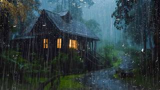 Natural Rain White Noise 🌧️ No Ads | Thunder on Tin Roof for Calm Mind and Better Sleep