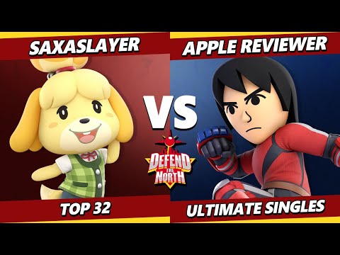 DTN 2023 - Saxaslayer (Isabelle) Vs. Apple Reviewer (Mii Brawler) Smash Ultimate - SSBU