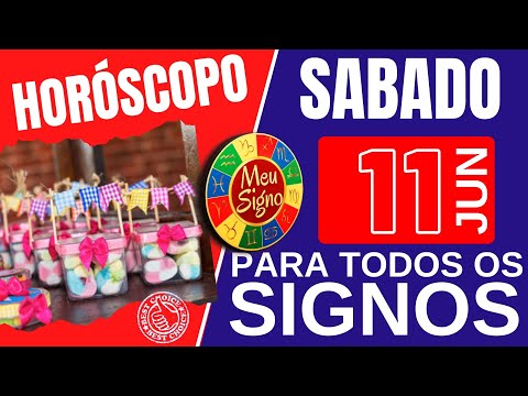 #meusigno HOROSCOPO DO DIA DE HOJE ⭐ SABADO 11 DE JUNHO DE 2022 l PREVISÕES PARA TODOS OS SIGNOS