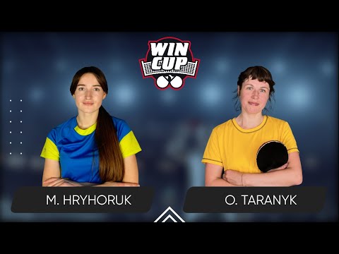 17:45 Mariana Hryhoruk - Olena Taranyk 19.10.2024 WINCUP Women Master. TABLE 2