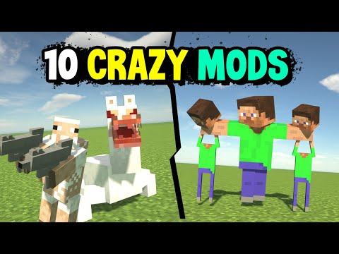 Top 10 Minecraft Craziest Mod 🔥🔥 | Minecraft Java