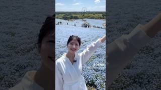 お天気お姉さんとネモフィラ見に行きたかった#小林李衣奈