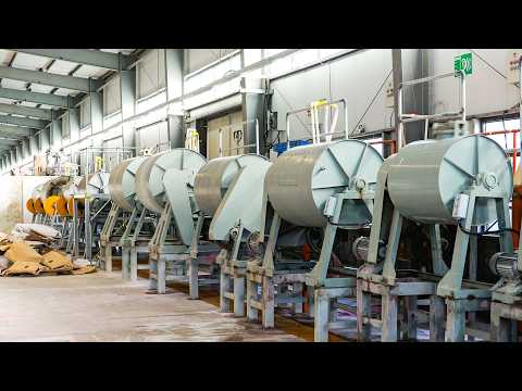 How Chinese Famous Cast Iron Pan Factory Makes One Million Pots Per Year