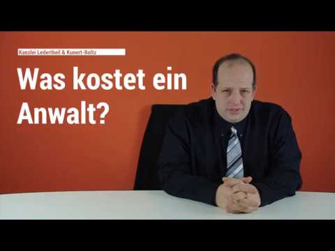 Was kostet ein Anwalt?