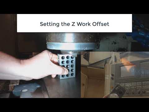 Setting the Z Axis Work Offset