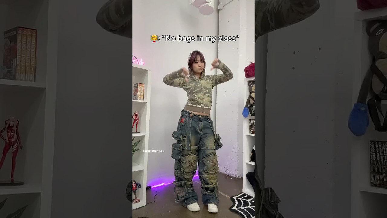 tell me 1 thing these mha cargo can’t fit 😤 #animefashion #streetwear #anime