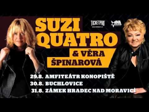 Suzi Quatro a Věra Špinarová na společných koncertech