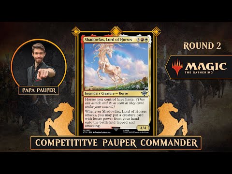 Let's Build 🐎 SHADOWFAX, LORD OF HORSES (Round 2)🐎 for Pauper Commander | Kaalia in cPDH?!