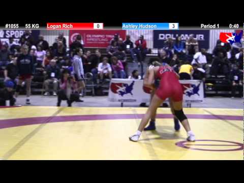 2011 U.S. Open SAT WM 55 KG: Logan Rich vs. Ashley Hudson Cons. Round 2