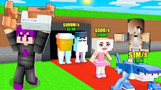 ماين كرافت : اشتغلت حرامي وسرقت باليرينا كابتشينو وتونغ تونغ تونغ من اصدقائي ..!! ????????