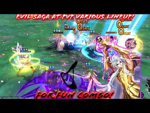 Saint Seiya: Awakening (KOTZ) - Evil Saga at PvP! Various Lineup for Fun Test!