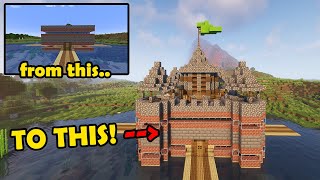 Transforming the Dream SMP Community House into a Community Castle!