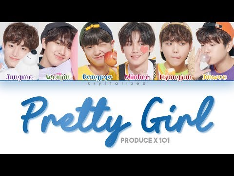 [PRODUCE X 101] Crayon Pastel (크레파스)  &#39;Pretty Girl (이뻐 이뻐)&#39; (Color Coded Han/Rom/Eng Lyrics)