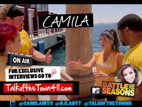 CAMILA TALKS BULLIES ON BATTLE OF THE SEASONS ( "MTV Challenge" Champ)