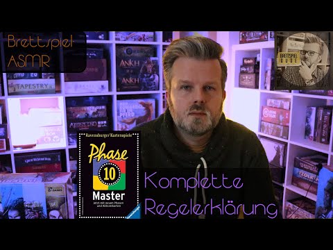 Brettspiel ASMR - Phase 10 Regeln