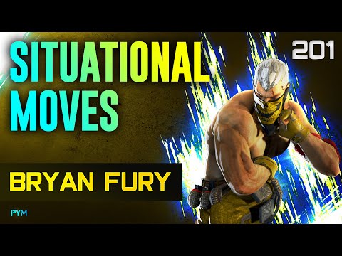Bryan Situational Moves // Tekken 7 Guide - Bryan Fury 201