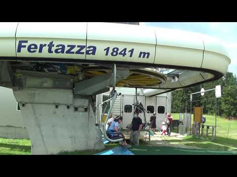 Discesa integrale seggiovia Leitner "Fertazza" - Selva di Cadore (BL) / Stollift / Stolheis / ロープウェイ
