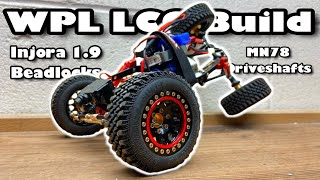WPL LCG Build Part 3 - Injora Beadlocks & MN78 Driveshafts Install