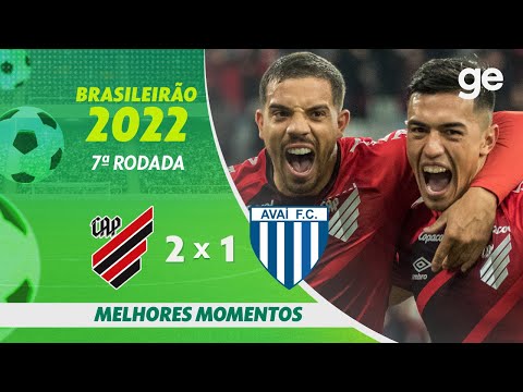 ATHLETICO-PR 2 X 1 AVAÍ | MELHORES MOMENTOS | 7ª RODADA BRASILEIRÃO 2022 | ge.globo