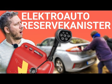 Elektroauto Batterie leer? Überall Strom aus dem E-Reservekanister
