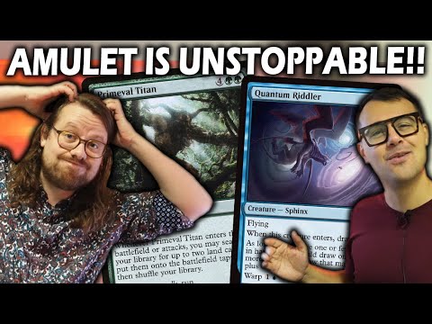 Can Mengu beat THE BEST DECK in Modern? | Amulet Titan vs Jeskai Blink | Mtg Paper Gameplay