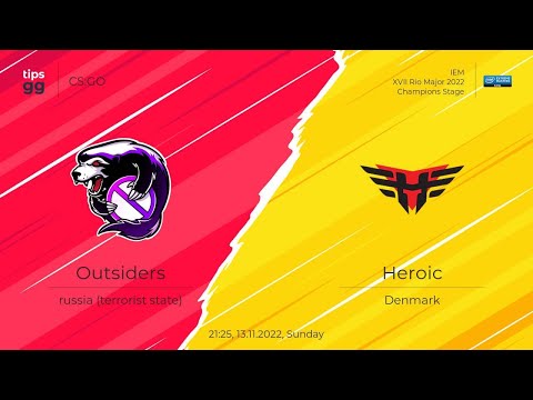 [RU] Outsiders vs Heroic FINAL | BO3 | ESL IEM RIO Major 2022.