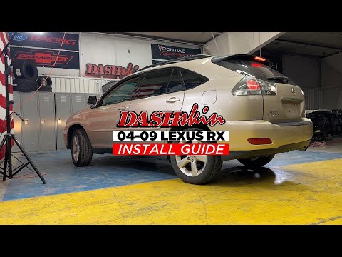 DashSkin Molded Dash Cover Installation for 2004-2009 Lexus RX330 RX350 RX400h