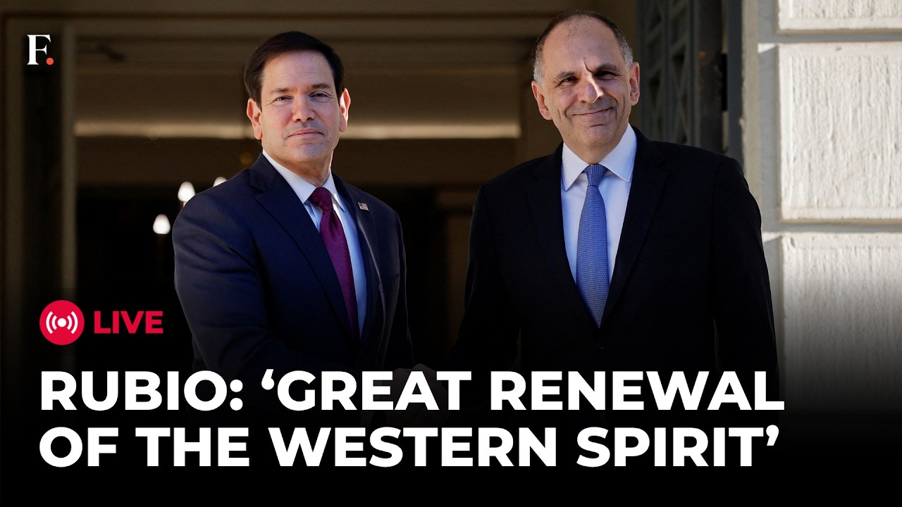 Marco Rubio In Greece LIVE: US Secretary Meets George Gerapetritis ‘Renewal’ Of Western Civilization