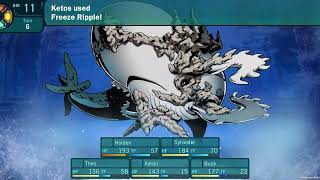 Etrian Odyssey Origins Collection: Ketos Boss Fight Gameplay Footage