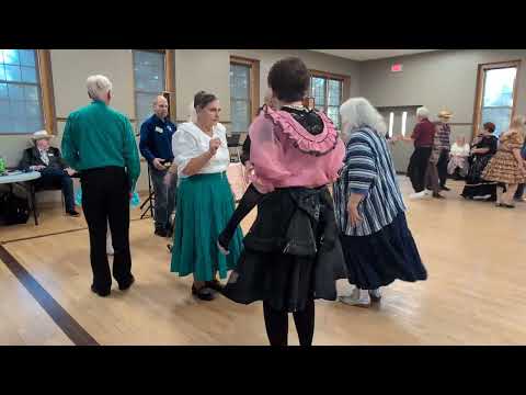 Square dancing with Allen McKinney calling at St. Louis Metro Benefit Dance in St. Charles, MO 11/2/25.