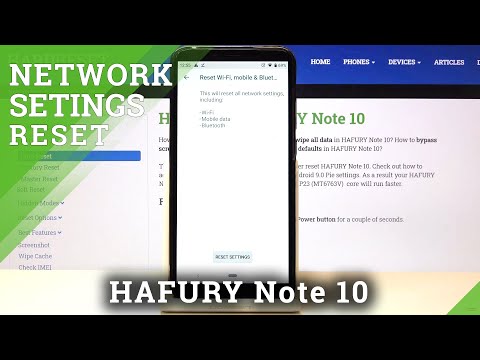 How to Reset Network Preferences on HAFURY Note 10 – Reset Network Settings