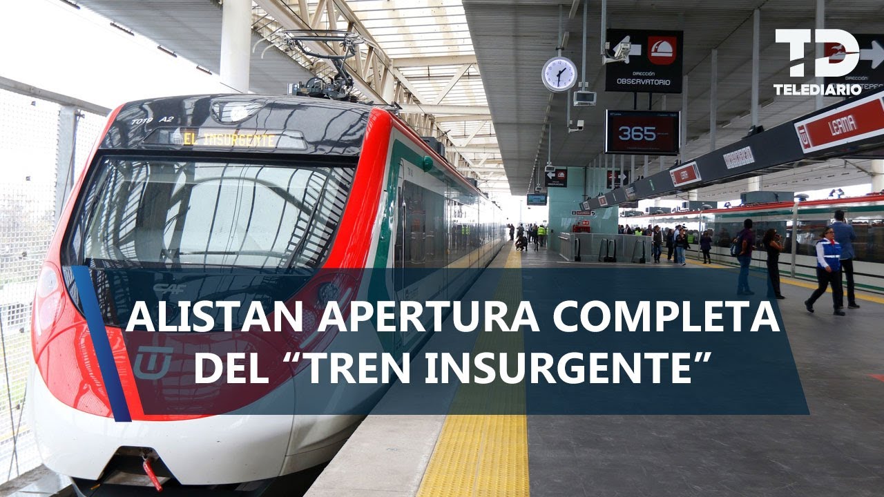 Sheinbaum anuncia inicio de operación del Tren El Insurgente, en primer trimestre de 2026