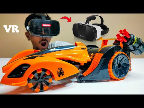 RC VR Canon Car Vs Oil Tanker Robotic Truck Unboxing & Testing- Chatpat toy tv