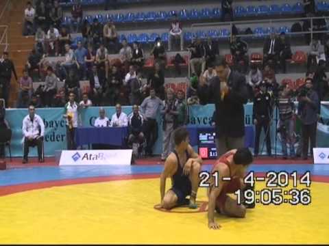 AWFCUP2014 / Fuad Mammadov - Osman Gocmen (TUR) - FS cadet 69 kg gold medal match