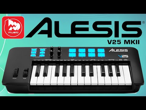 Обзор MIDI-клавиатуры Alesis V25 MKII