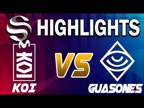 KOI VS GUASONES ALLGAMES HIGHLIGHTS - LEAGUE OF LEGENDS - SUPERLIGA VERANO - JORNADA 9