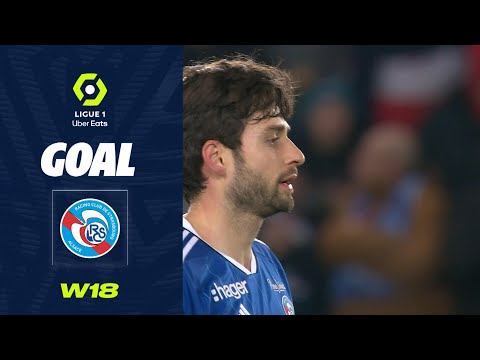 Goal Sanjin PRCIC (13' - RCSA) RC STRASBOURG ALSACE - RC LENS (2-2) 22/23