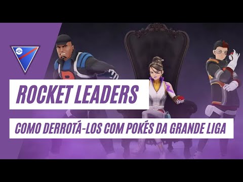 Vencendo os LÍDERES da equipe ROCKET utilizando POKÉMONS da GREAT LEAGUE (ATÉ 1500 CP) - Pokémon GO