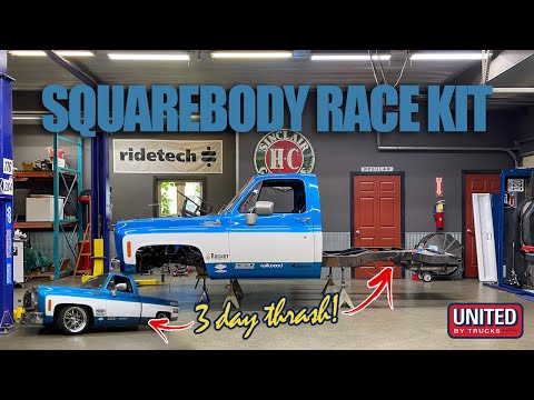 A SURPRISE 3 DAY THRASH | New Detroit Speed SPEEDMAX Squarebody race kit review and install