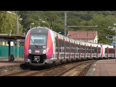 Z50000 NAT : A la gare de Ecouen Ezanville sur la ligne H du Transilien