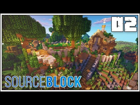 TheMythicalSausage - SourceBlock: Episode 2 - Terraforming with fWhip!!! [Minecraft 1.14 Survival Multiplayer]