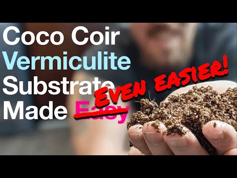 CVG Substrate Made Even Easier! Grow Mushrooms at Home in a Monotub - Coco Coir, Vermiculite, Gypsum