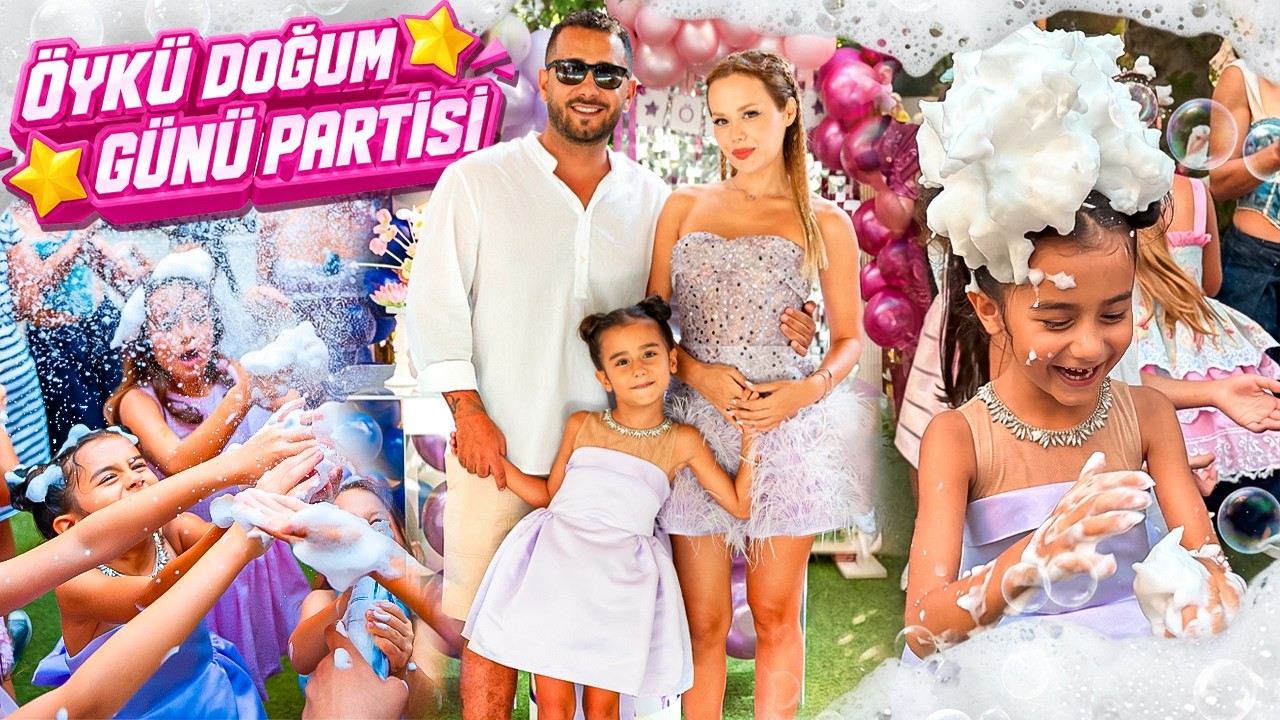 ÖYKÜ DOĞUM GÜNÜ PARTİSİ ! TÜM ARKADAŞLARI GELDİ !? | Gamze Karta Öykü Karta