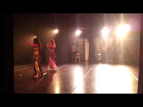 backstage på Dansverkstans avslutning 2012