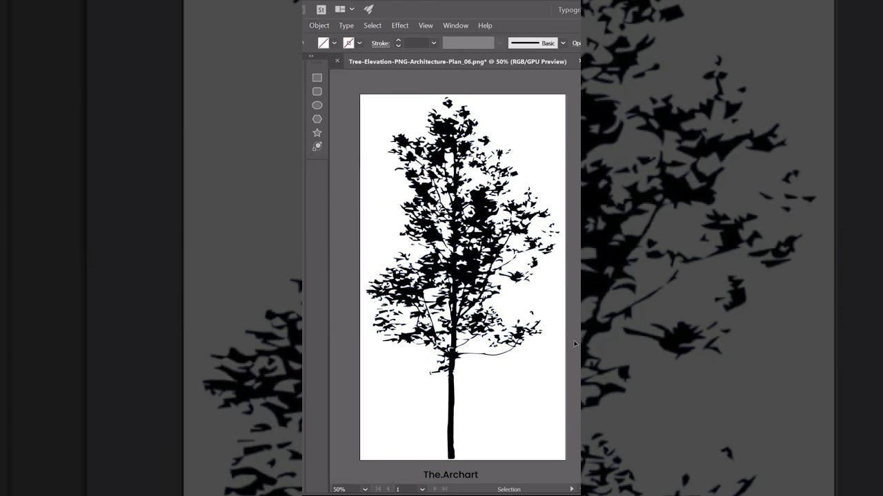 How to create trees in seconds? #architecturestudents use simple trick #tutorial